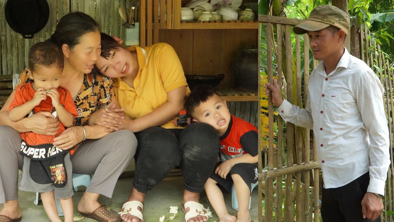 Ngoan was very happy when her foster mother came to visit. Ngoan told her mother about Dau's father.