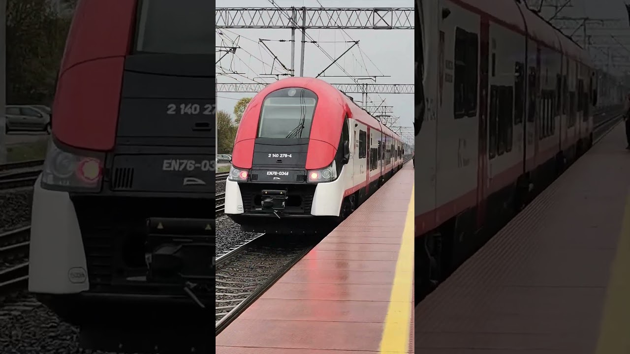 Mosina, wjazd składu Elf EN76-034 w relacji do Rawicza (KW 77500), dn. 15.04.2025r. #bahn #rail