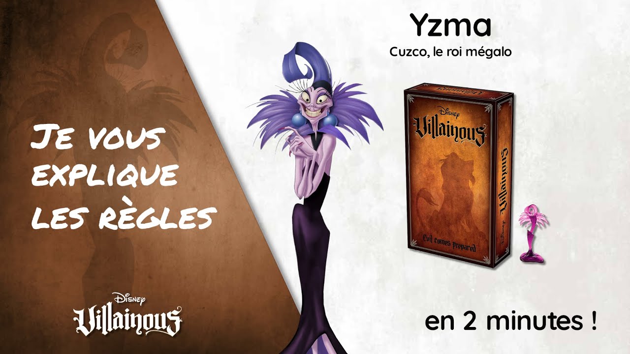 Je vous explique les règles de YZMA - VILLAINOUS en moins de 2 minutes!