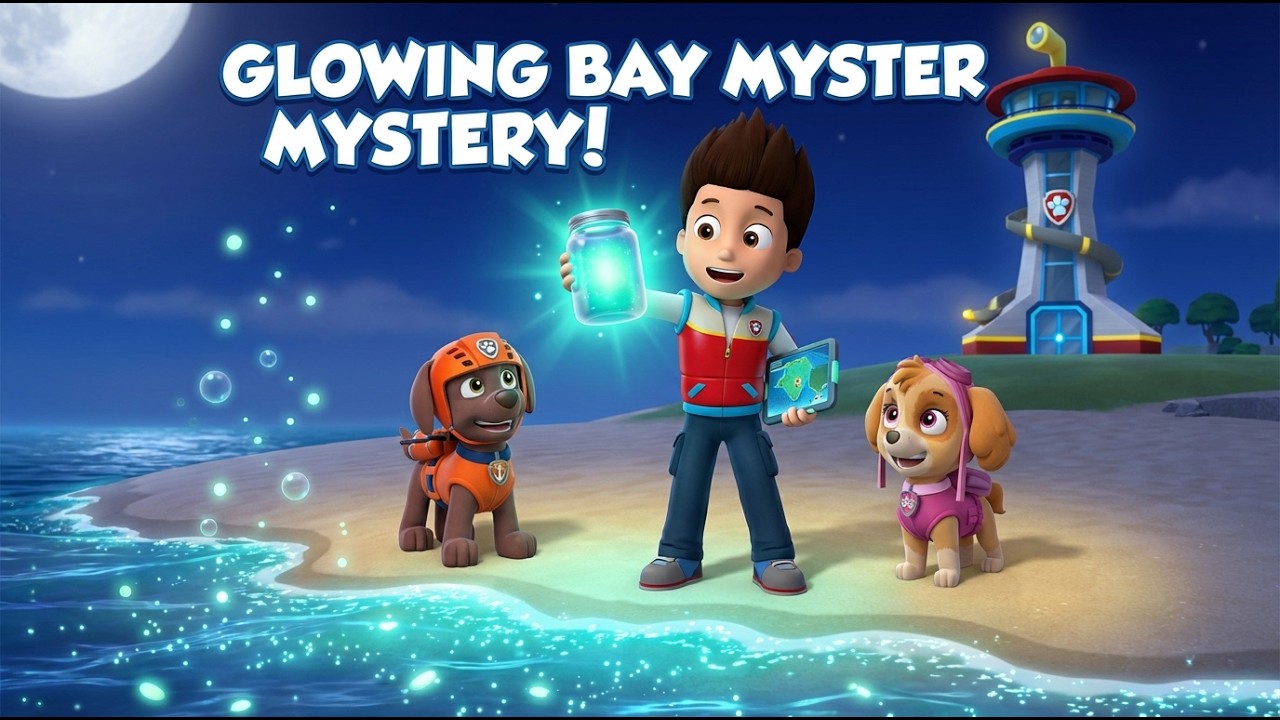 The Bioluminescent Bay Mystery! ✨🌊 - Paw Patrol