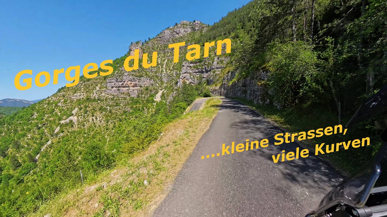Gorges du Tarn - Kleine Strassen, viele Kurven