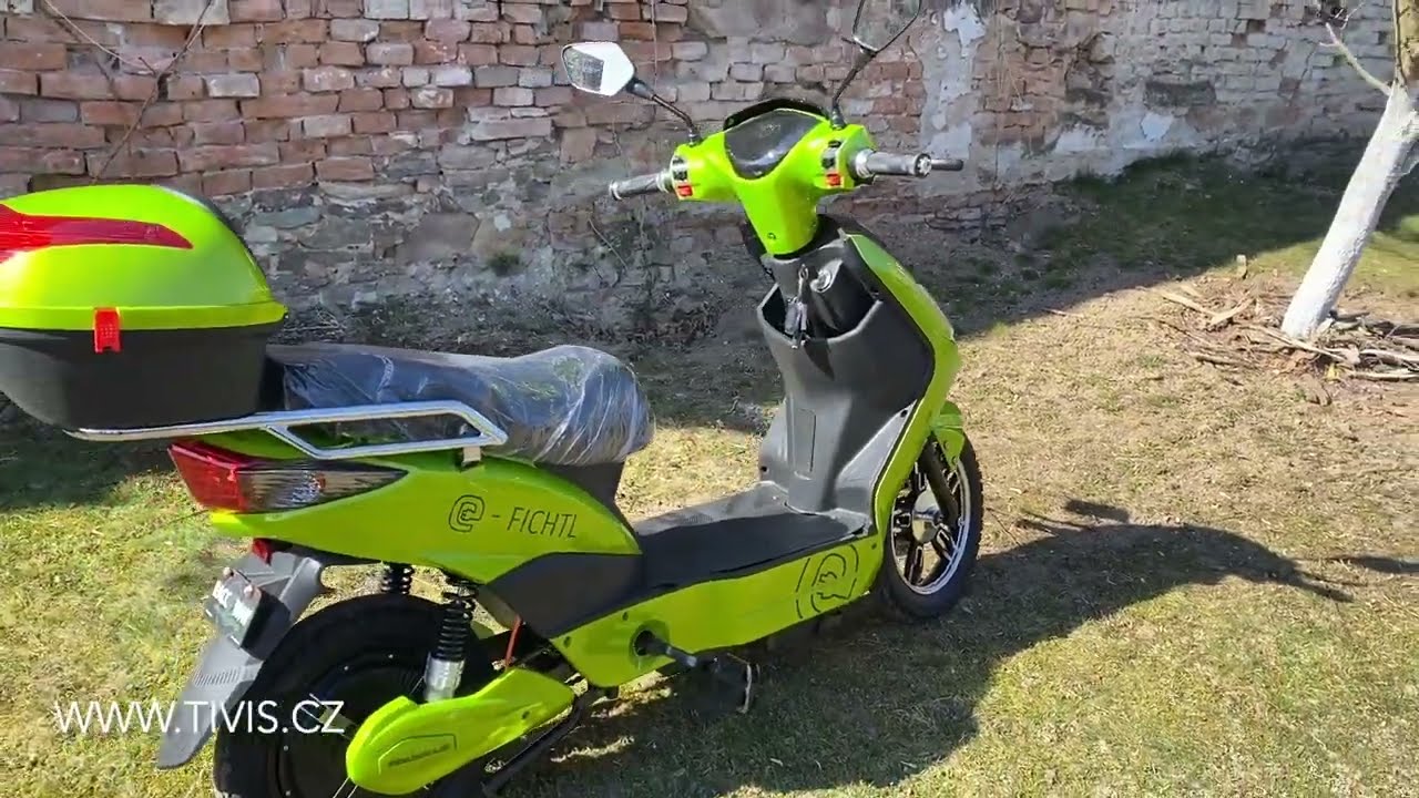 elektroskútr RACCEWAY E-FICHTL, sv.zelený-metalický || TiViS.cz