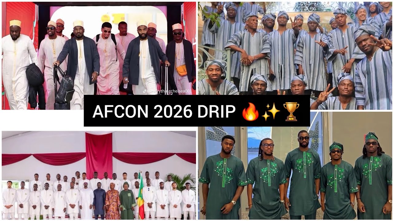 AFCON 2026 Arrivals  African Teams Bring Style to the Airport
