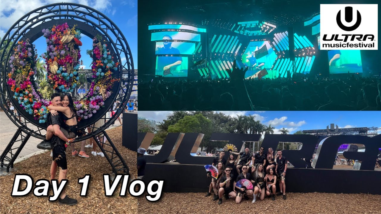 Ultra Miami 2023🔥 Day 1 Vlog Sick Individuals, Charlotte de Witte, Afrojack, Martin Garrix, etc