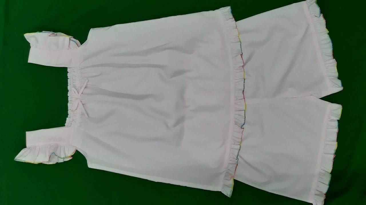 126/ cắt may đồ bộ mặc nhà / bộ lửng đùi có bèo dún / tay cánh tiên/ ĐAM MÊ MAY VÁ HANA NGUYÊN