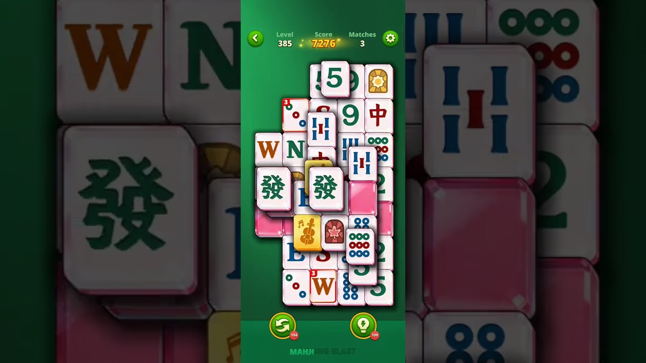 Mahjong Blast daily Gameplay 