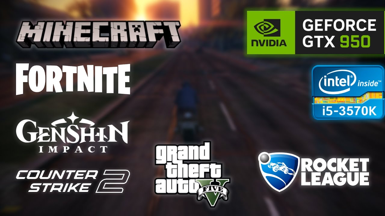 GTX 950 + i5-3570K (4.3Ghz) in 2025 | Gaming Test in Minecraft, Fortnite, GTA 5 & More!