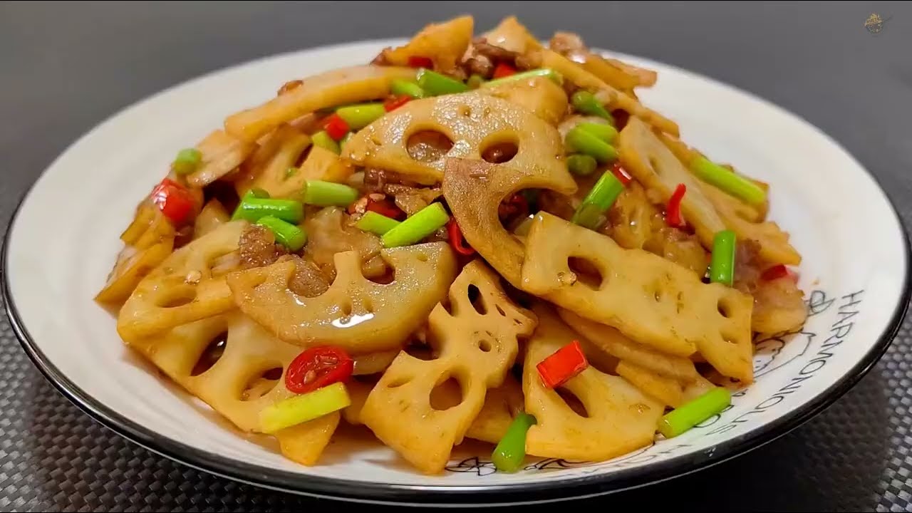 How To Stir-Fry Lotus Root With Pork Belly
