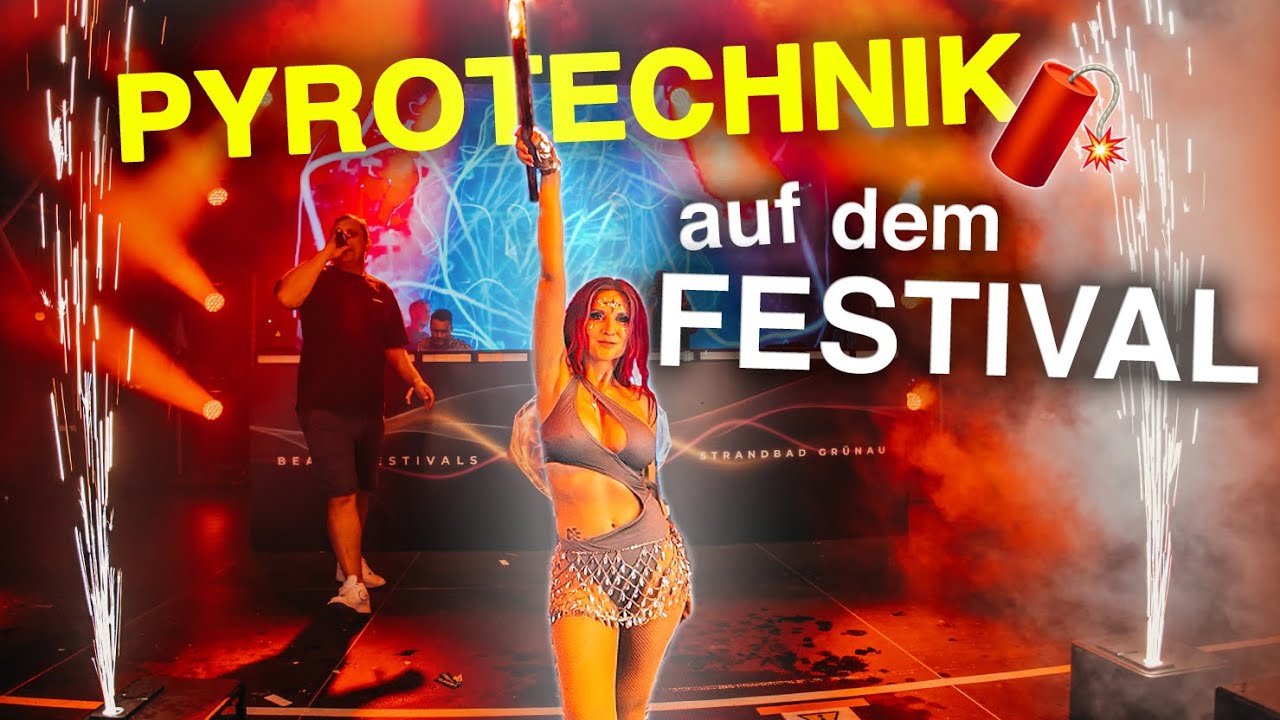 Pyrotechnik auf dem Festival in Berlin :: BLN Reunion Musik Open Air :: VLOG | Cherry Berlin