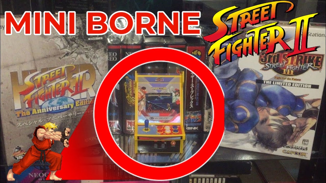 39 Euros ! TEST My Arcade - Micro Player Pro Super Street Fighter II