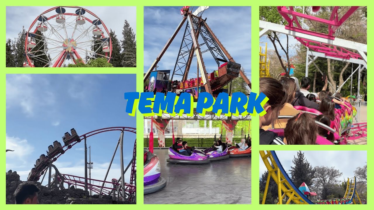 🎡Bu Parkta Her Şey Var! Gaziantep Tema Park Macerası #familyvlog #fun