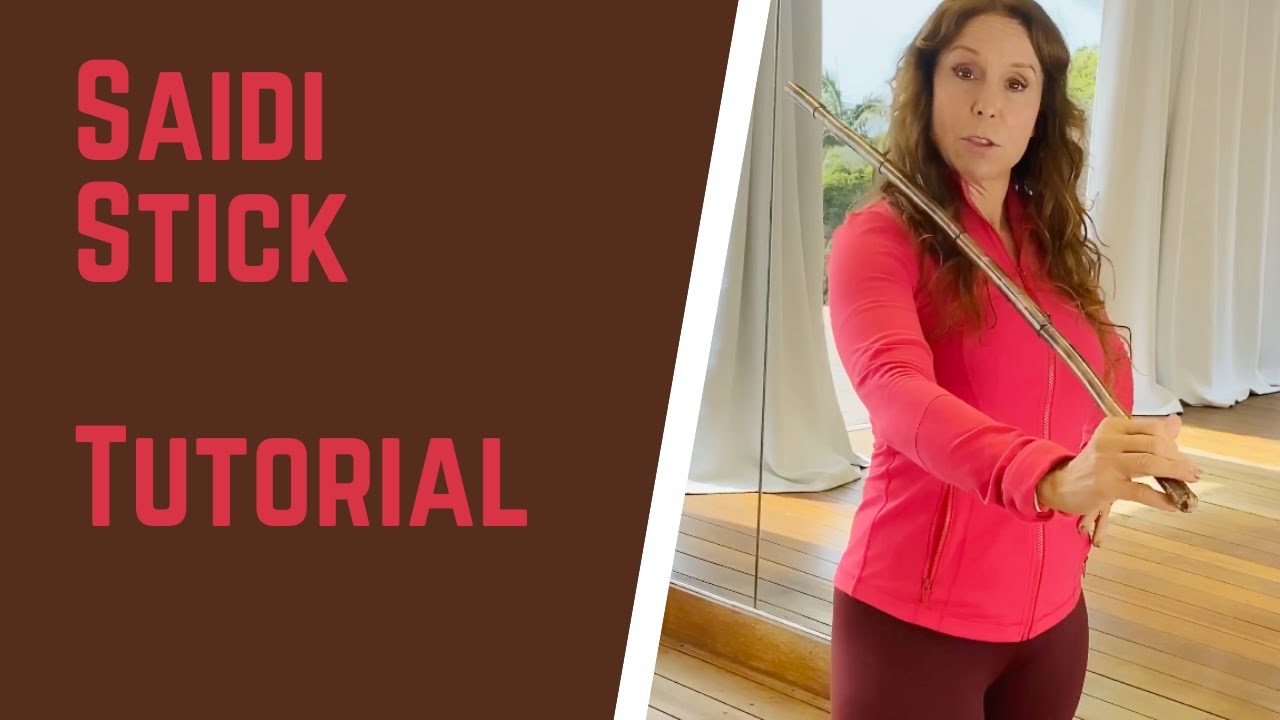 Jillina's Tutorial - how to use a Belly Dance Saidi Stick or Cane