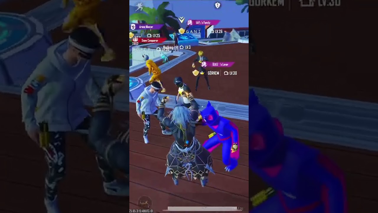 PUBGM EMOTE BATTLE FIGHT NOOB PRANK☠️😯 | CHEER PARK #cheerpark #shorts #pubgmobile