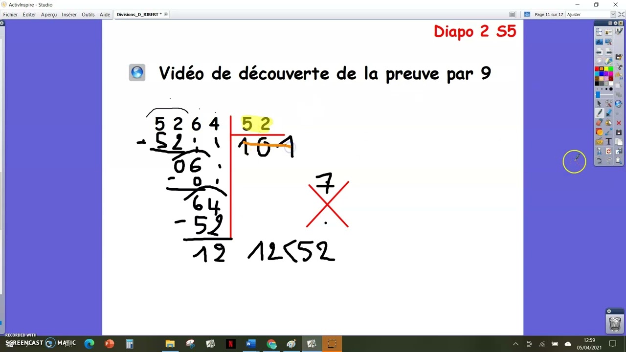 Preuve par 9 (division)