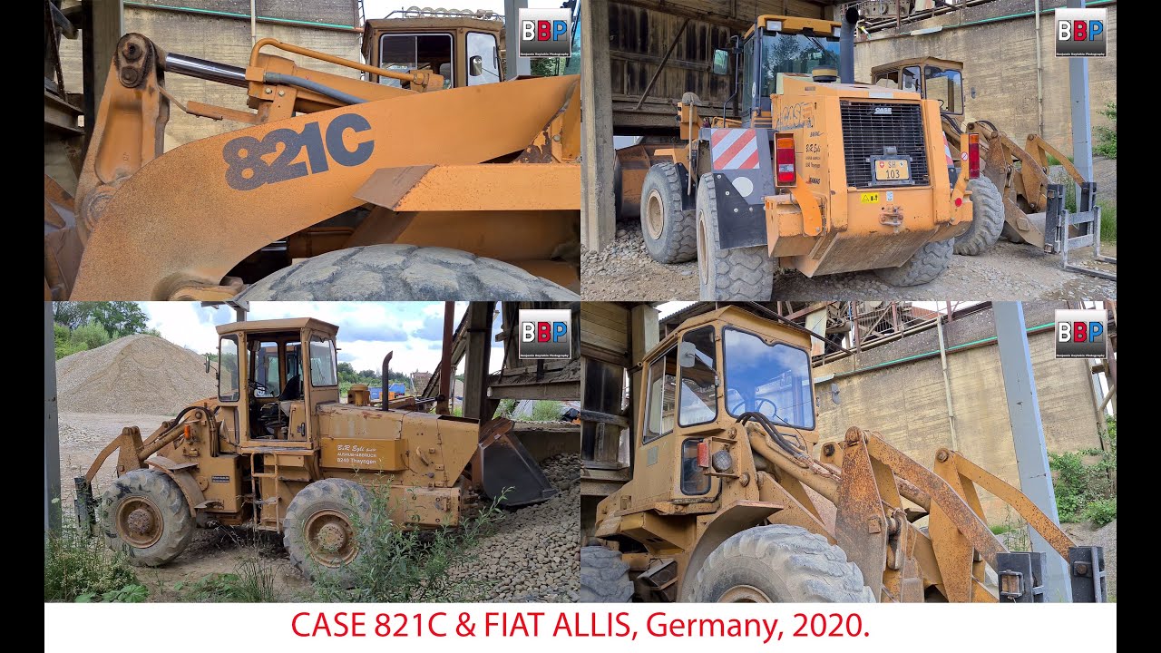 CASE 821C & FIAT-ALLIS im Sandwerk / Quarry, Germany, 2020.