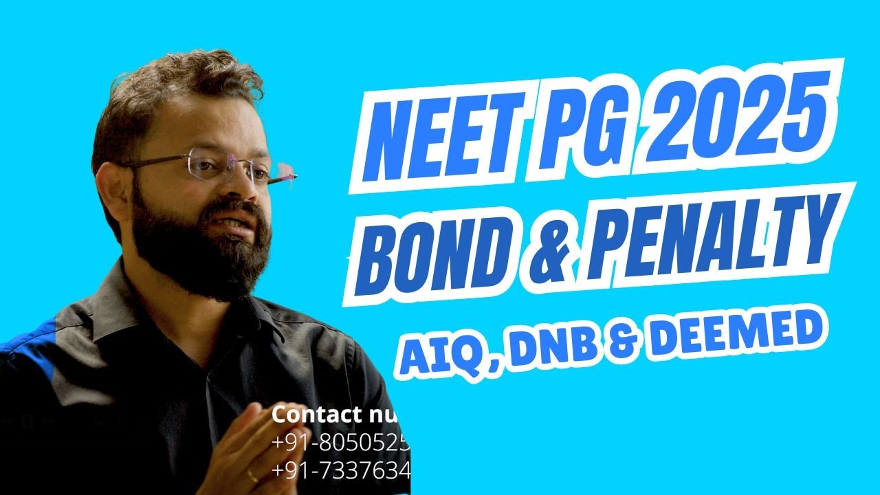 NEET PG Bond & Penalty :  Govt. College, Deemed & DNB Courses