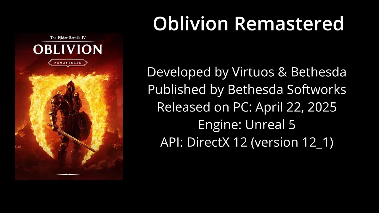 (Linux) Old PCs vs Elder Scrolls IV: Oblivion Remastered