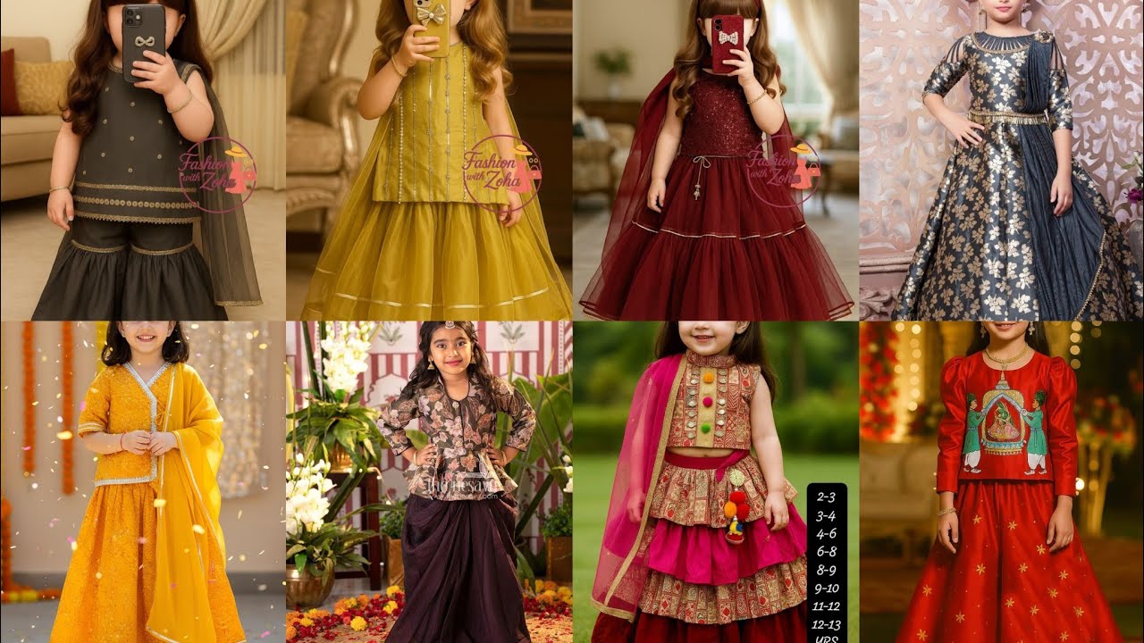 Baby girl dress design for wedding 🌟🔥#winter🤩✨ wedding dress design for kids