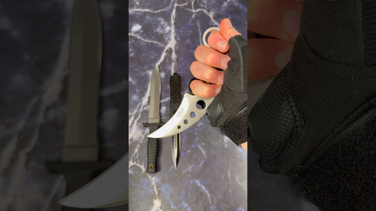 Never hand these 4 knives to an average person 🚫 #knives #edcknife #mysteryknives #mysterybox