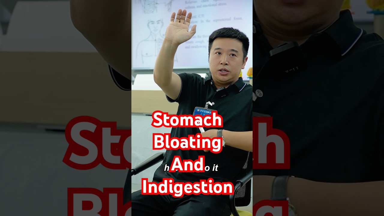 Stomach Bloating and Indigestion #tcm #doctor #healthtips #acupressure #bloating #indigestionrelief