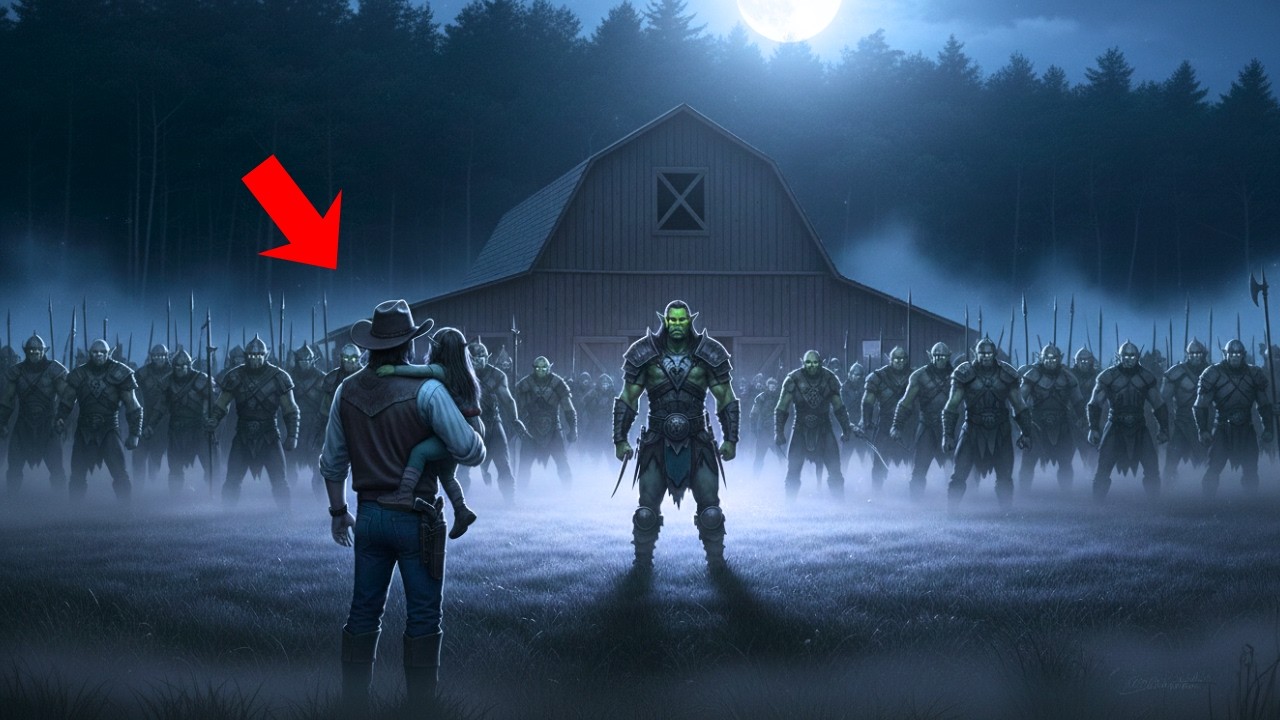 The Farmer Helped a Starving ORC Child… 4 HOURS LATER, 200 Warriors Lined Up Outside His Barn