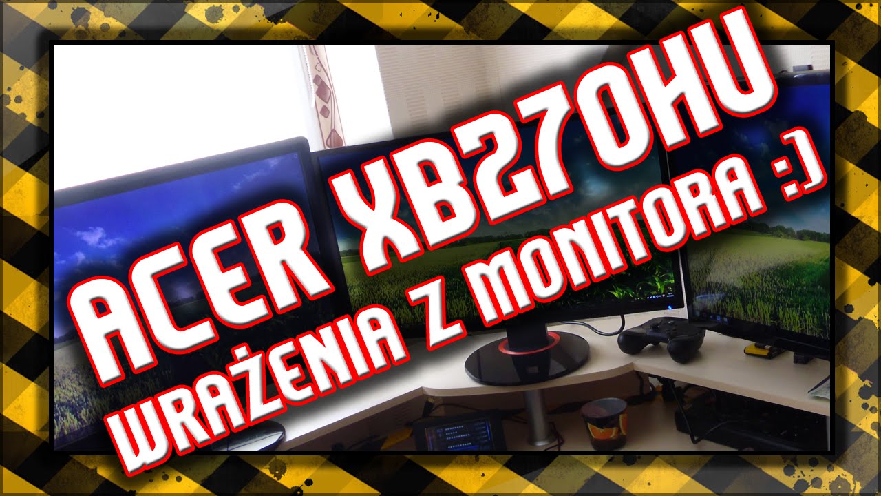 ACER XB270HU / Monitor 144hz, gsync, wqhd (1440), 27 cali