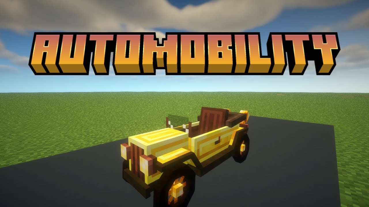 Automobility mod review for Minecraft 1.20.1