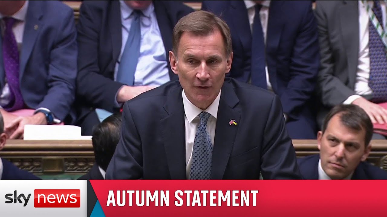 Autumn Statement: OBR says UK is in recession