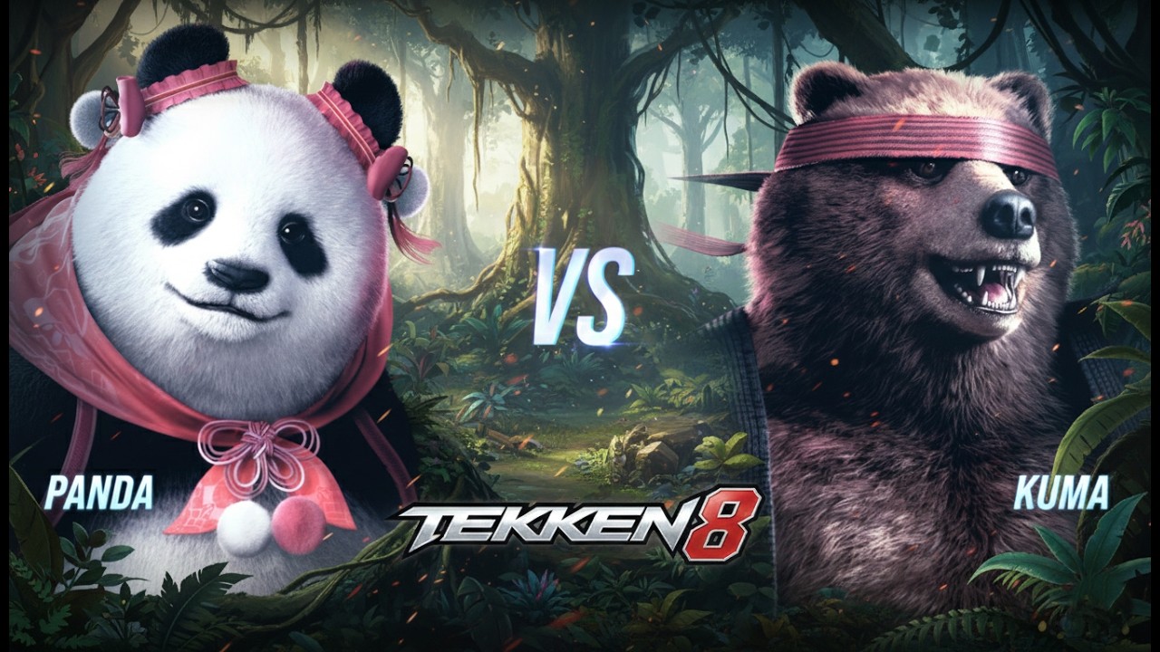 TEKKEN 8 - PANDA VS KUMA (ULTRA HARD) - TEKKEN 8  - 1080p 60FPS Gameplay
