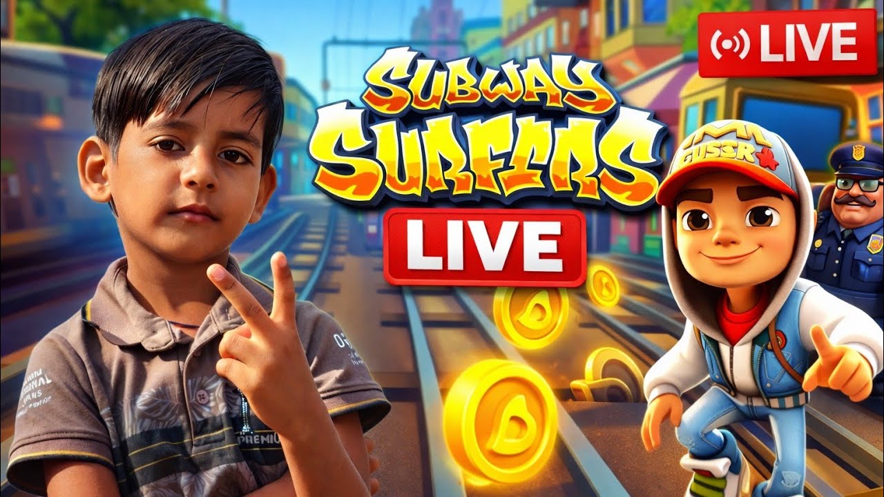 Gulli is live with Subway surfers live gameplay #live #subaysuffers #game