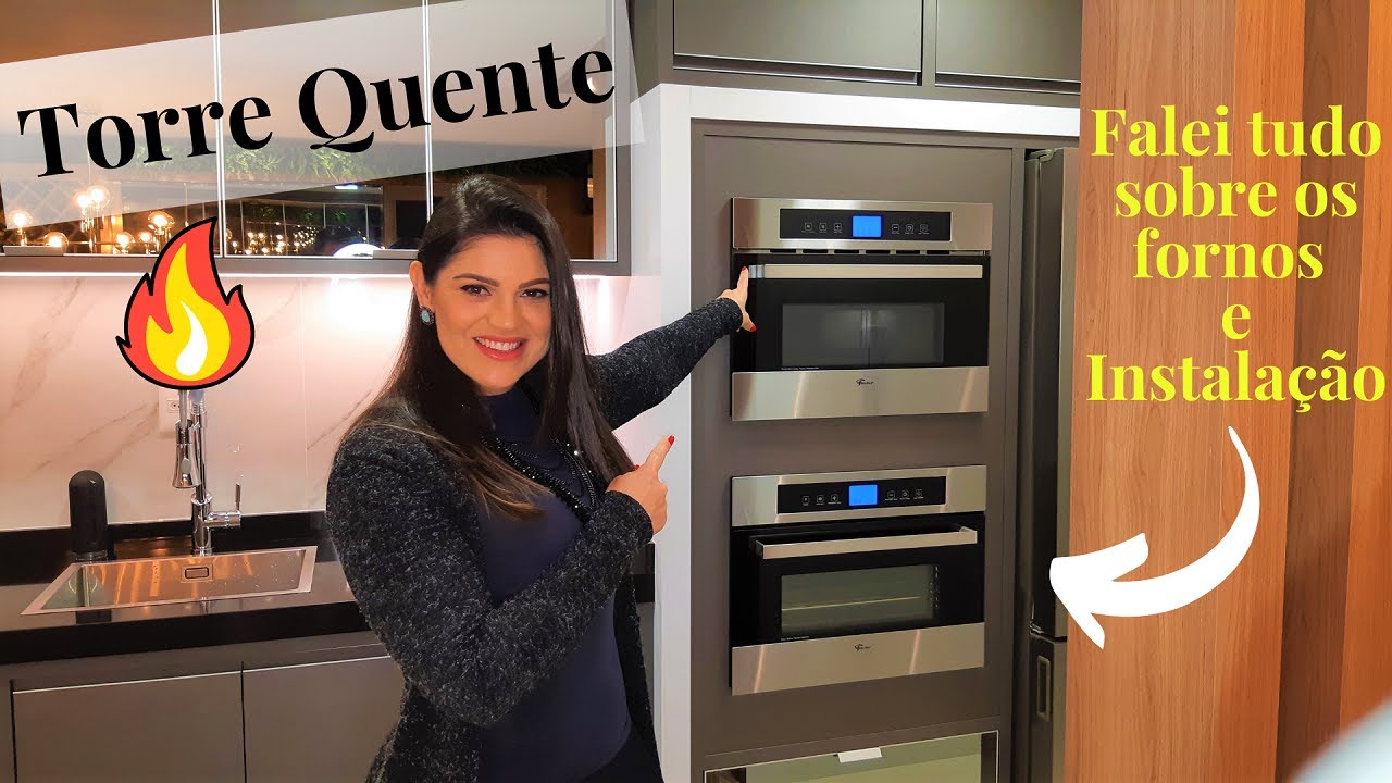 🔥 Torre Quente 🔥 - FORNO ELÉTRICO E MICRO-ONDAS de Embutir - Cozinha da Danni