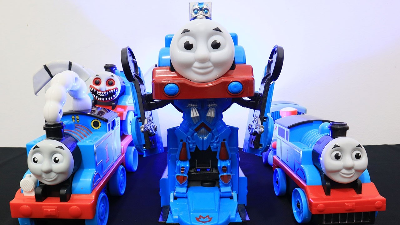Merakit Mainan Kereta Api Thomas and Friends, Tayo Si Bus Kecil , Unboxing Mainan Kereta Api ASMR 45