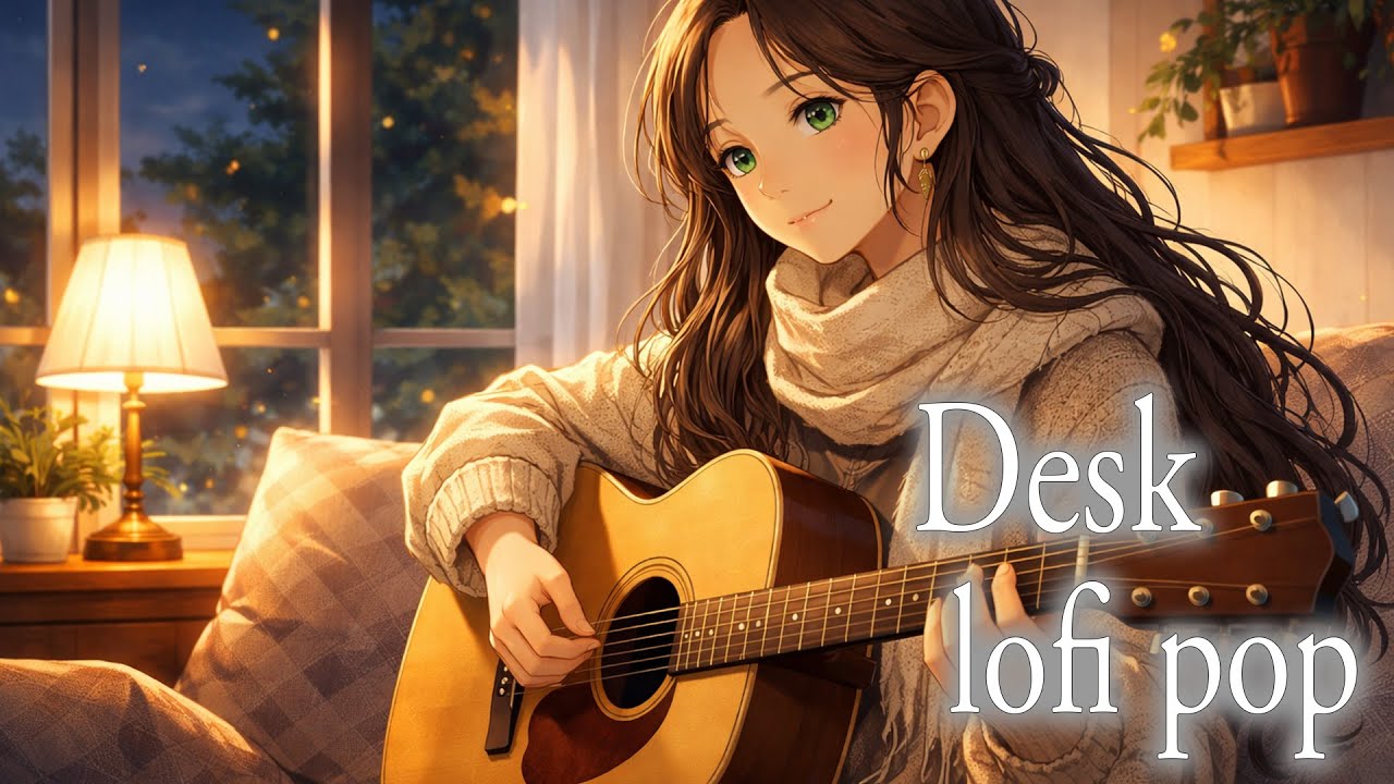 Desk Lo-Fi ☕ Warm Acoustic Background Music for Focus【集中用・作業用BGM・勉強用】