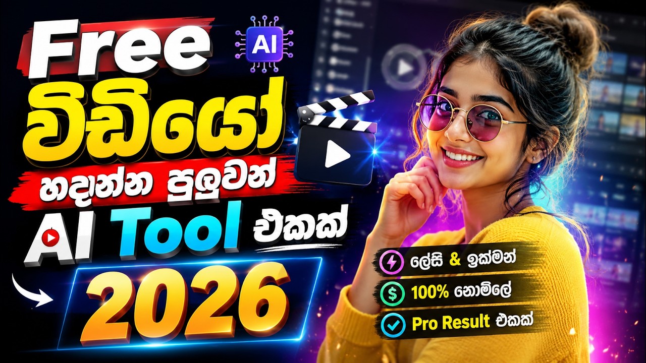 Best FREE AI Video Generator in 2026 | Sinhala