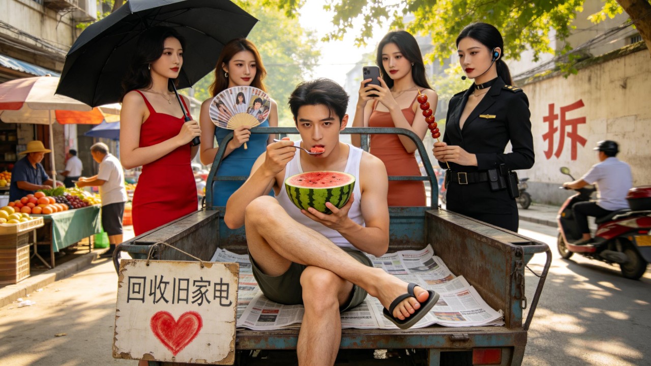 農民工花一千買破三輪，結果每天自動產金磚！#短剧