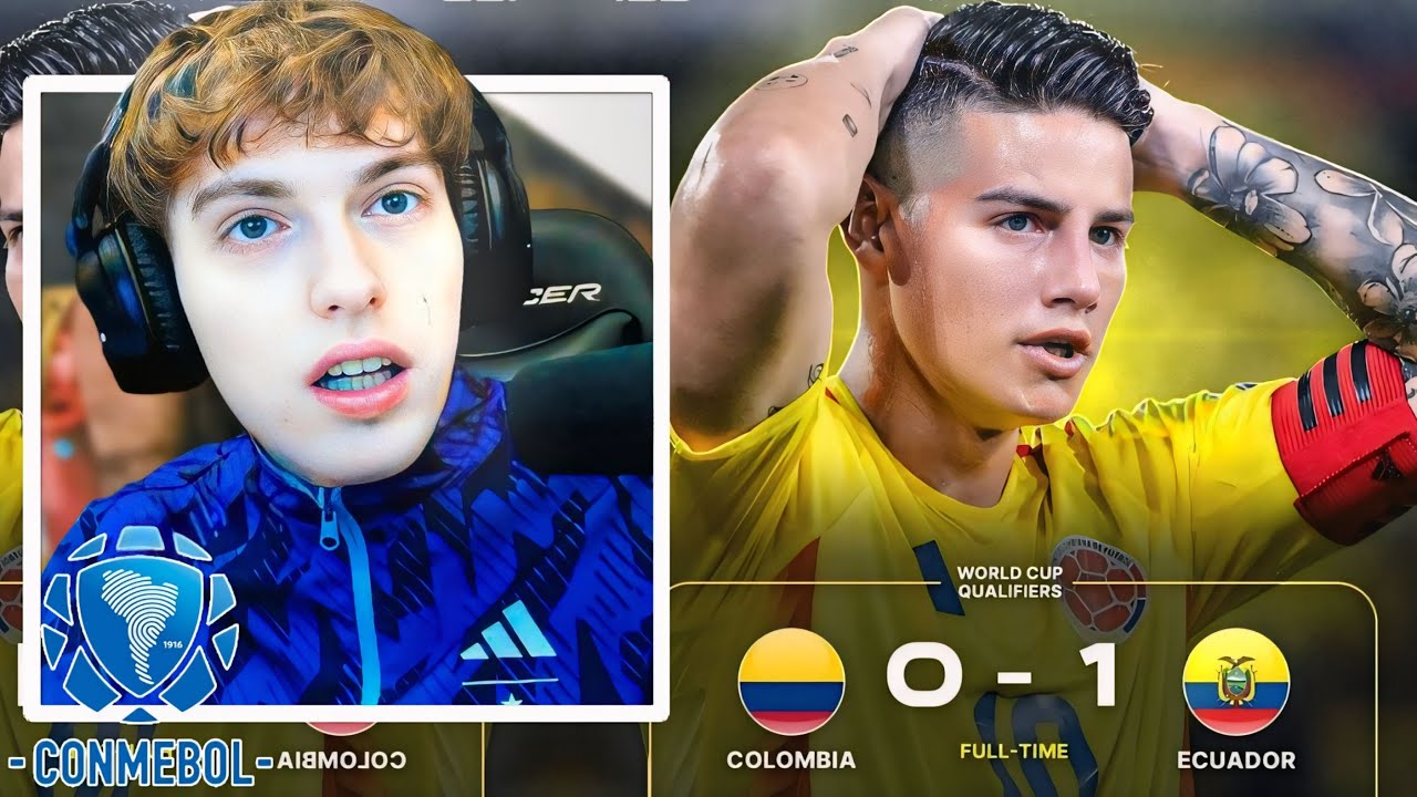 DAVOO XENEIZE REACCIONA Y OPINA DE COLOMBIA 0 ECUADOR 1 | COLOMBIA PIERDE LA ESPERANZA