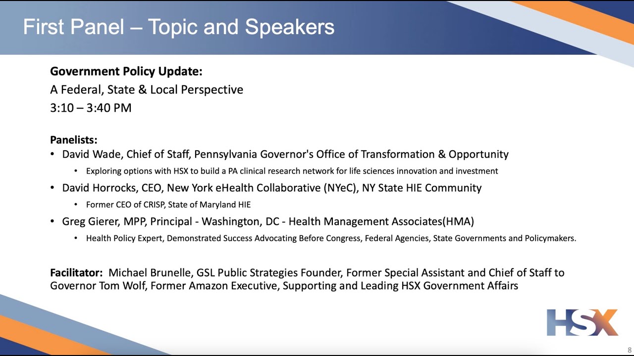 Government Policy Update: A Federal, State & Local Perspective Panel