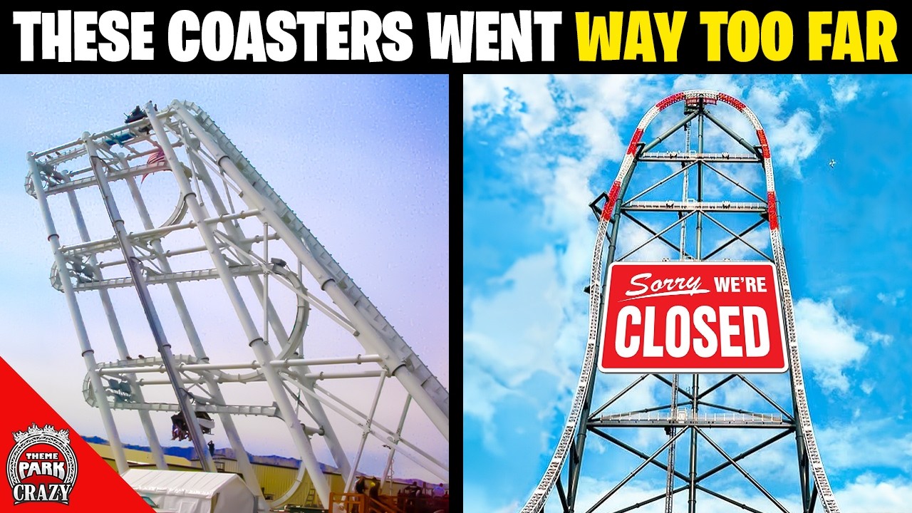 Top 10 Roller Coasters that Went Too Far (GONE WRONG)