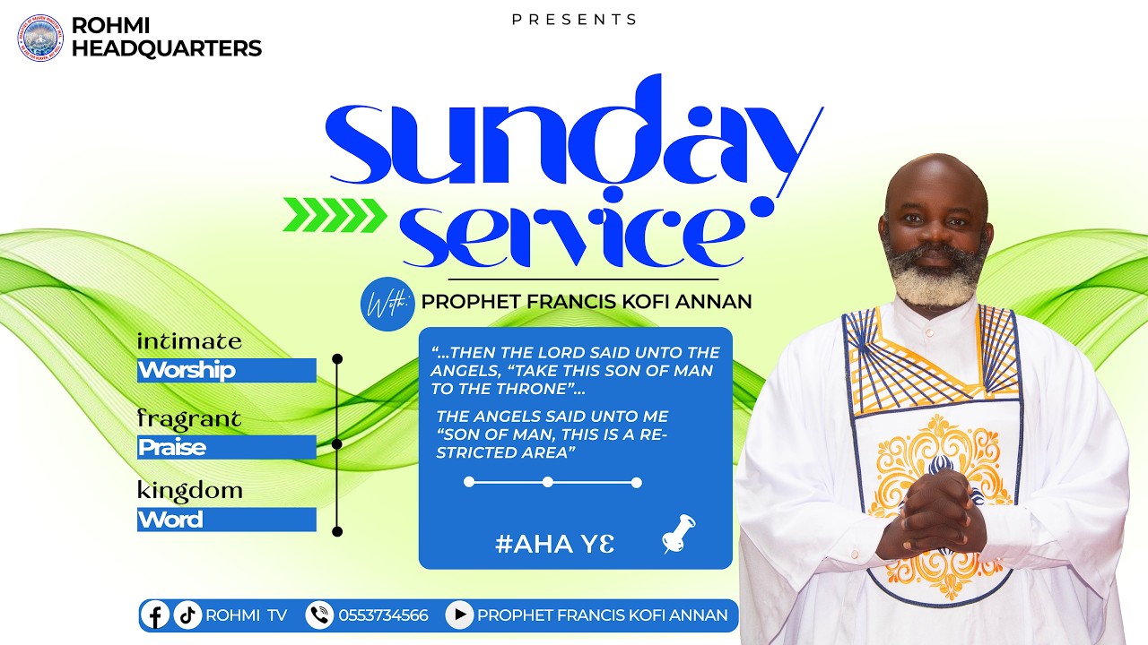 SUNDAY SERVICE || 8TH MARCH 2026