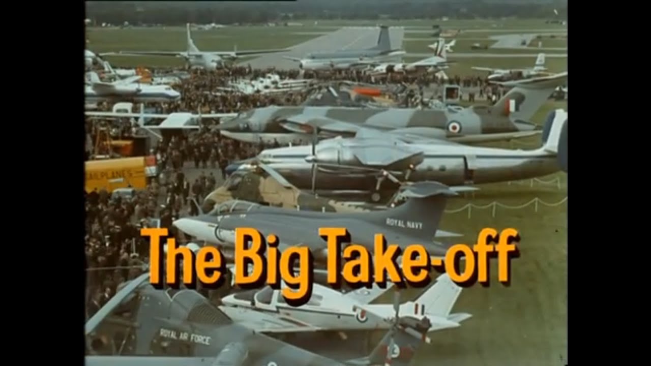 1960's British Aviation Short Film - The Big Take-Off