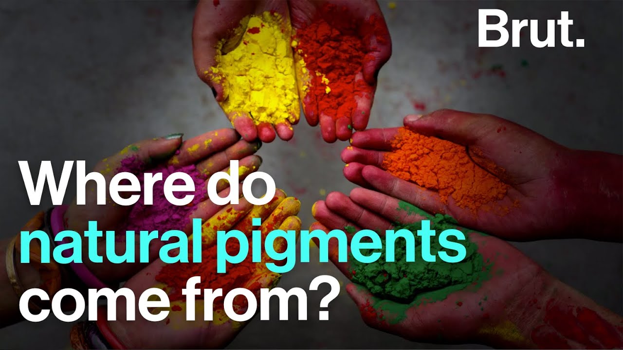 Where do natural pigments come from?