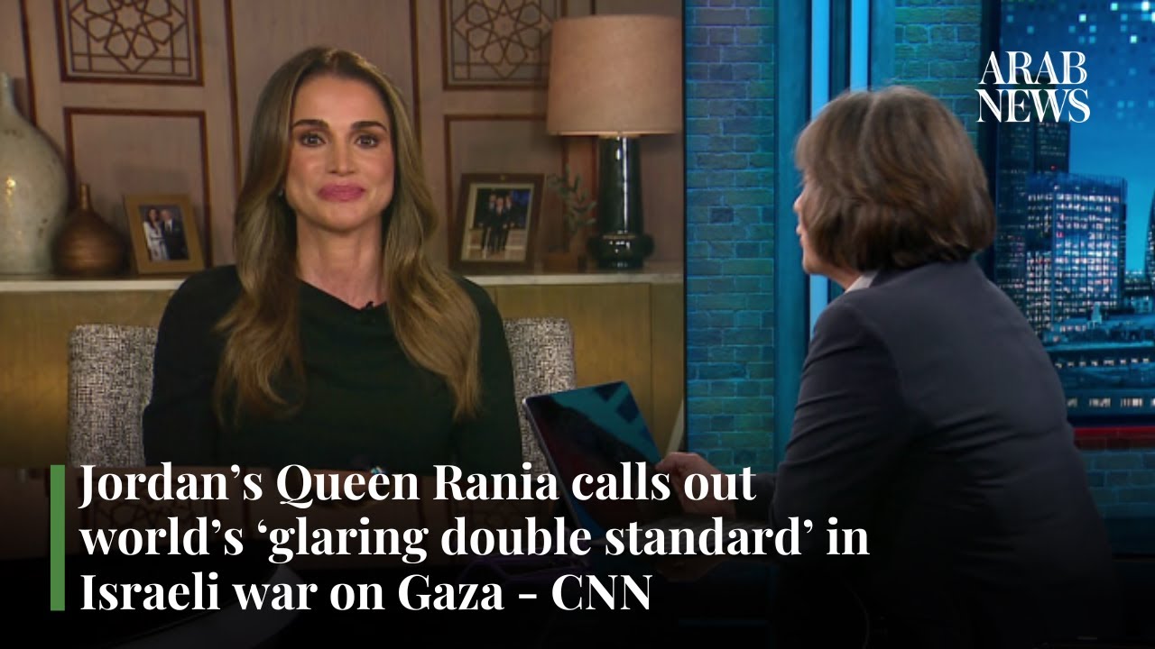 Jordan’s Queen Rania calls out world’s ‘glaring double standard’ in Israeli war on Gaza | Arab News