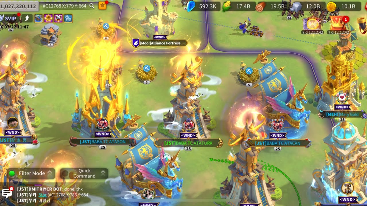 PUSHING TO 85B KPS - PASS7 OPENING - RISE OF KINGDOMS