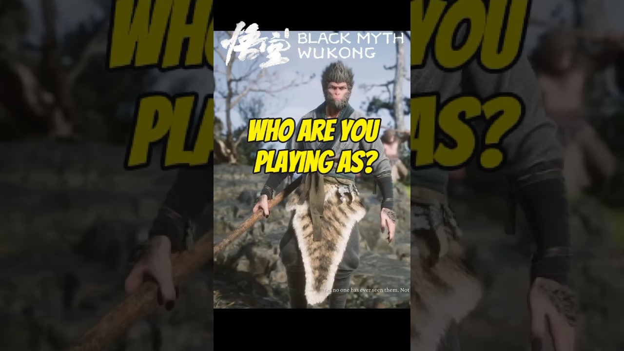 КЕМ ТЫ ИГРАЕШЬ В Black Myth: Wukong? (Это Сунь Укун?) 🙉🐲 #blackmythwukong