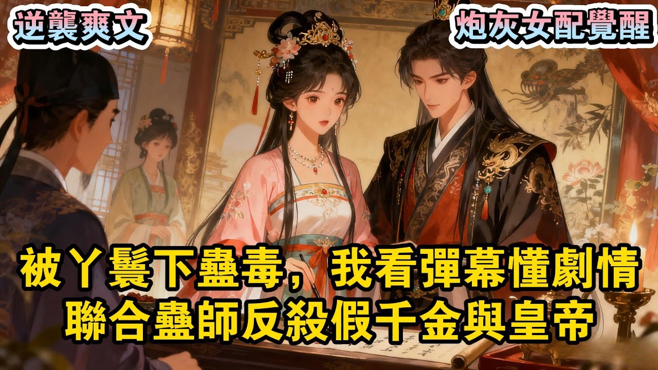 丫鬟將滾燙的茶潑了我一手，我扣了她半個月的月錢。她袖口卻飛出一隻蟲，狠狠咬向我的掌心。隨即她跪在地上，苦苦哀求。#一口氣聽完#有聲小說#故事#穿書文 #爽文推薦 #甜寵文#重生逆襲#解壓必備
