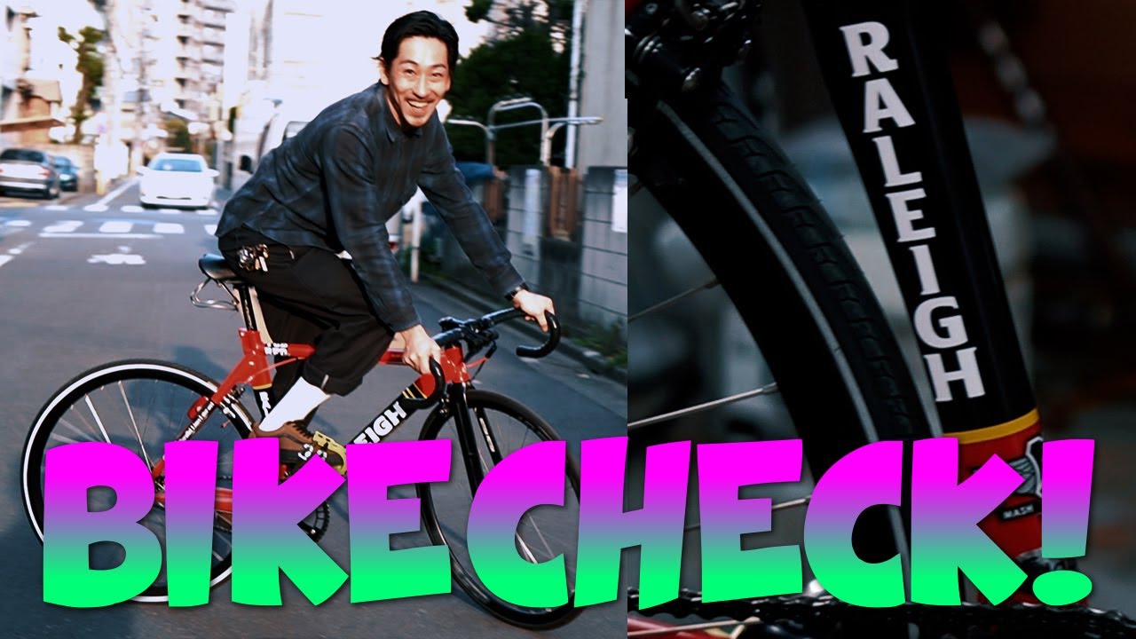 【 BIKE CHECK! ナカムラさん２台目 】往年のピスト乗りならご存知の方も多い RALEIGH RUSH HOUR PROをカスタム！