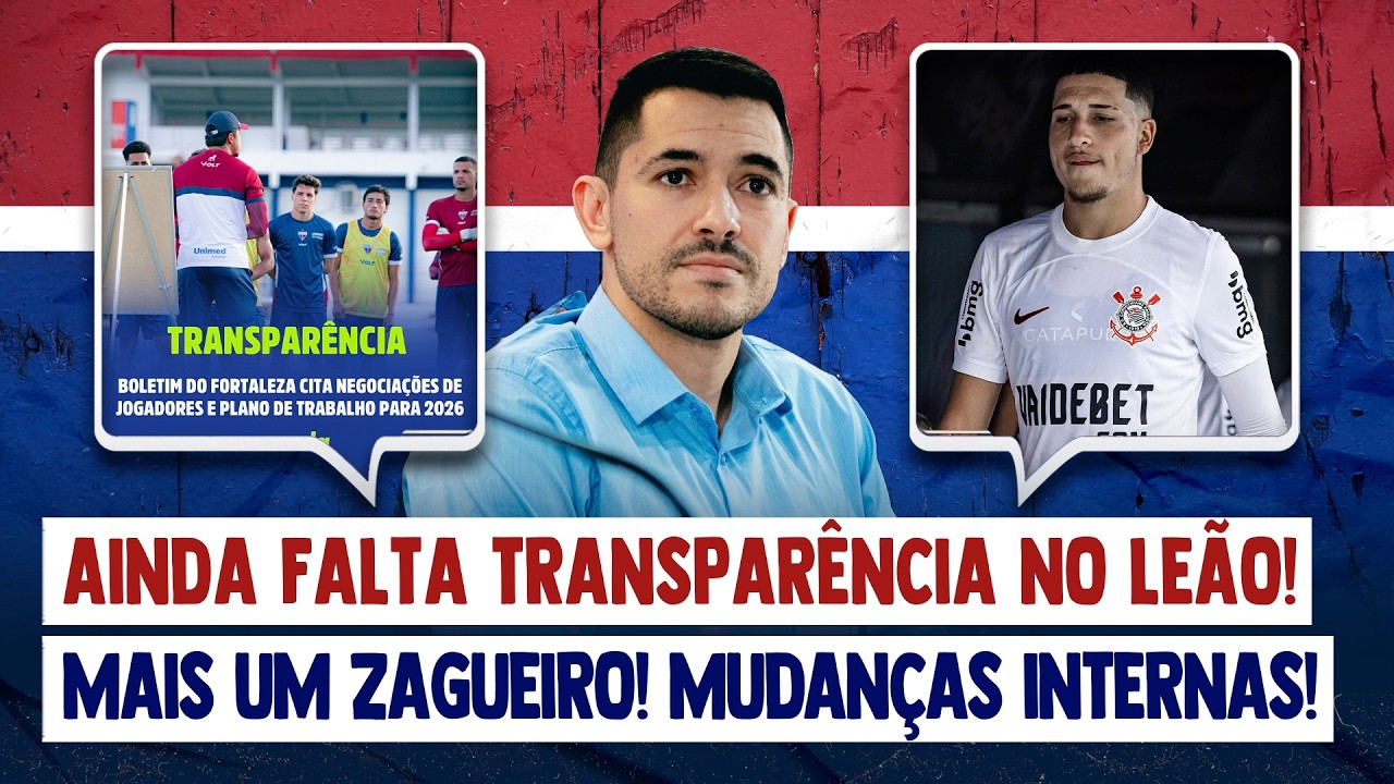 🚨 AINDA FALTA TRANSPARÊNCIA! ZAGUEIRO CONTRATADO! MUDANÇAS INTERNAS NA DIRETORIA! NOVIDADE NO SÓCIO!