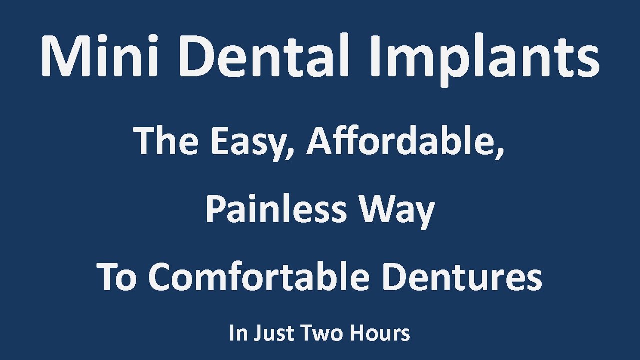 Mini Dental Implants Newtown, Levittown, Bucks County
