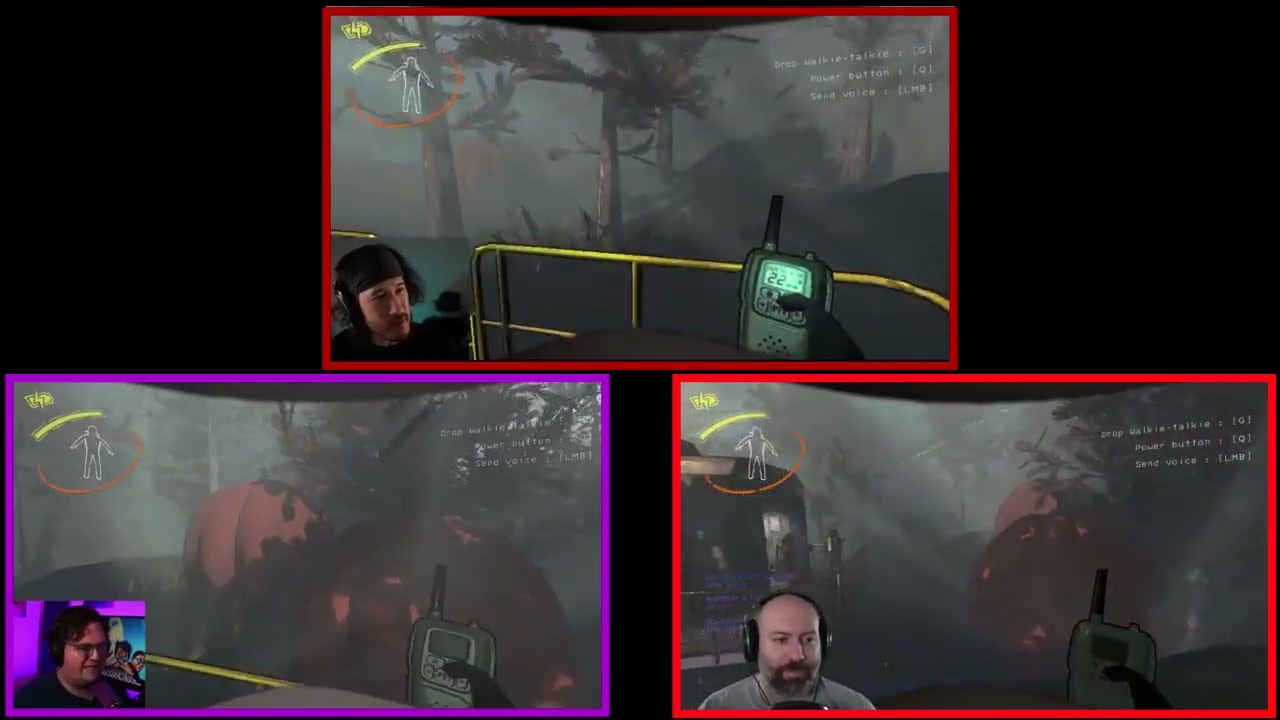 Markiplier, Bob and Wade play Lethal Company - from all angles synchronized #3