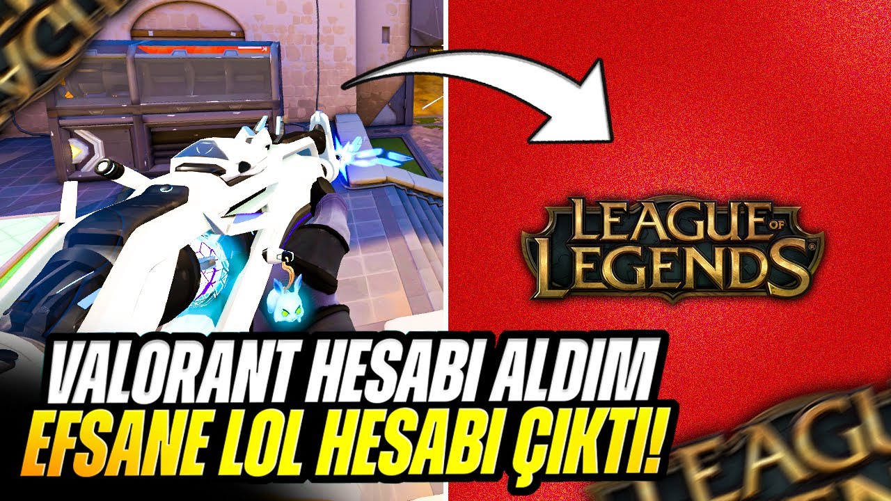 VALORANT RANDOM HESABINDAN 1000TL LİK LOL HESABI ÇIKTI !!!